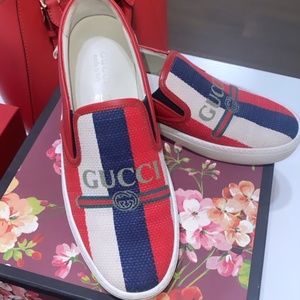 Gucci Logo Sylvie Slip-On Sneaker